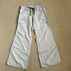 Free People Wide Leg Linen Pants